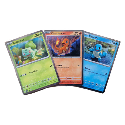 Bulbasaur/Charmander/Squirtle Promo (Set of 3)