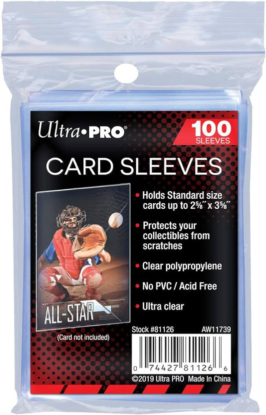 Ultra Pro - Standard Soft Sleeves Pack of 100