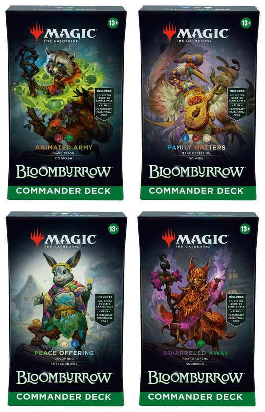 Bloomburrow Commander Deck - Set of 4