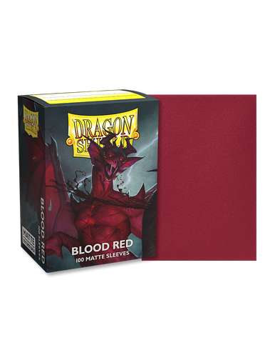 Dragon Shield Sleeves Matte Blood Red (100)