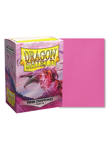 Dragon Shield Sleeves Matte Pink Diamond (100)