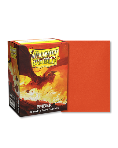 Dragon Shield Dual Matte Sleeves - Ember 'Alaric, Revolution Kindler' (100)