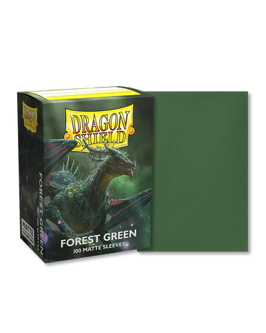 Dragon Shield Sleeves Matte Forest Green (100)